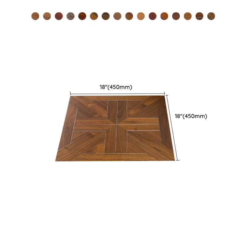 Indoor Laminate Floor Teak Wooden Medium Geometric Waterproof Laminate Floor