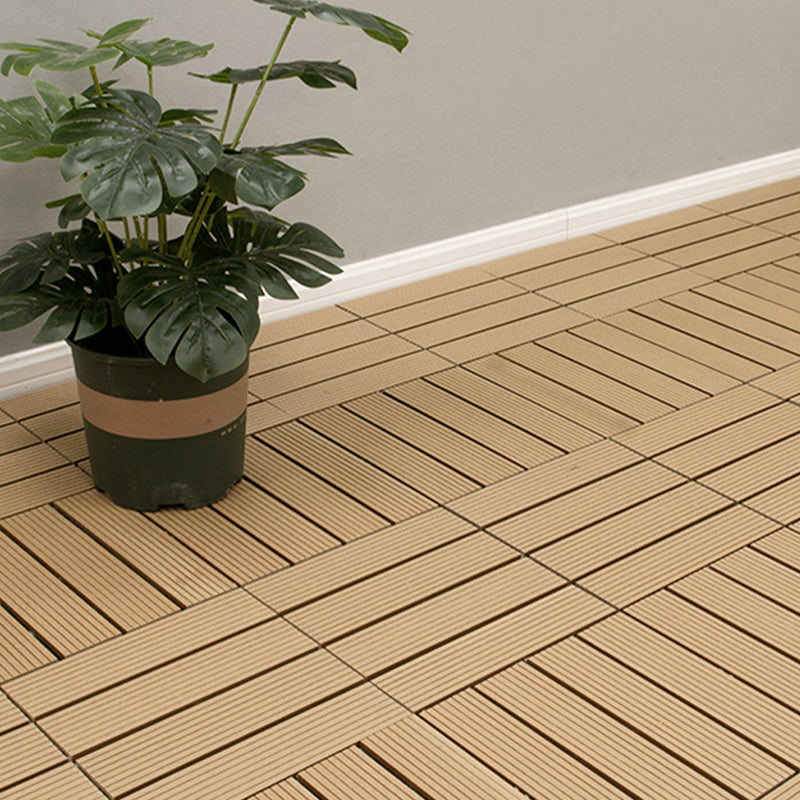 Traditional Flooring Tiles Solid Color Click-Locking Flooring Tiles