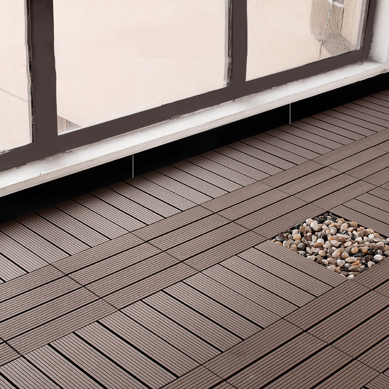 Traditional Flooring Tiles Plain Waterproof Click-Locking Wood Floor Planks