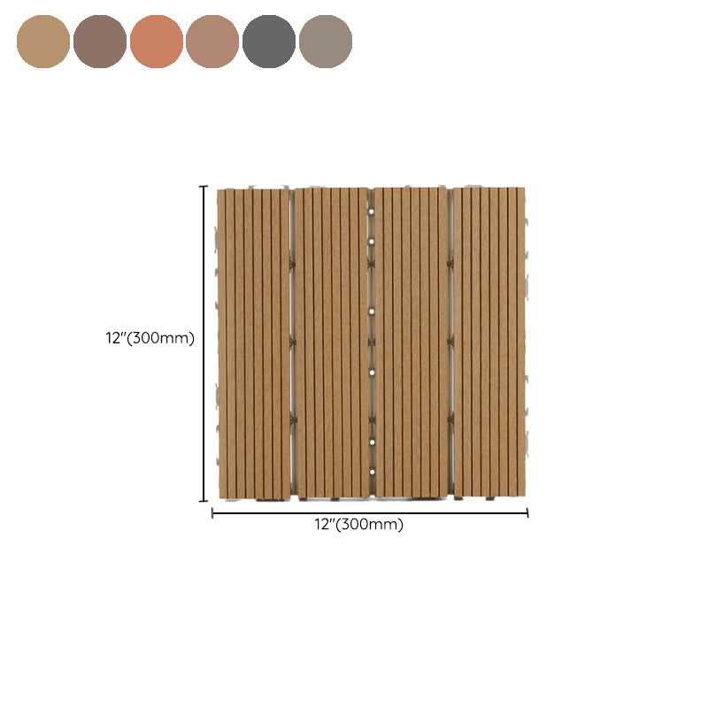 Traditional Flooring Tiles Plain Waterproof Click-Locking Wood Floor Planks