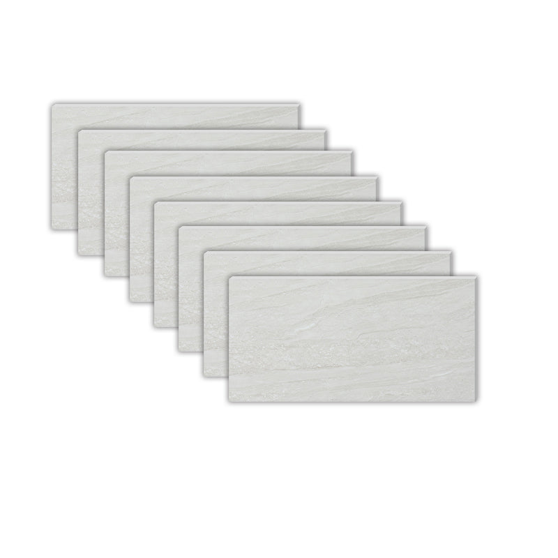 Modern Peel and Stick Tile Ceramic Single Tile Rectangular Peel & Stick Mosaic Tile