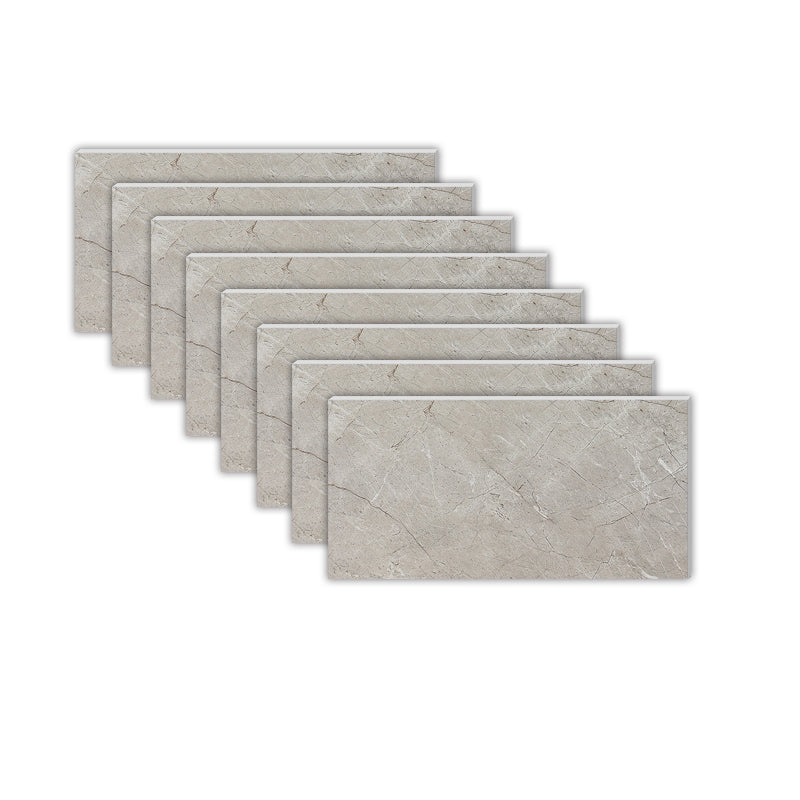 Modern Peel and Stick Tile Ceramic Single Tile Rectangular Peel & Stick Mosaic Tile