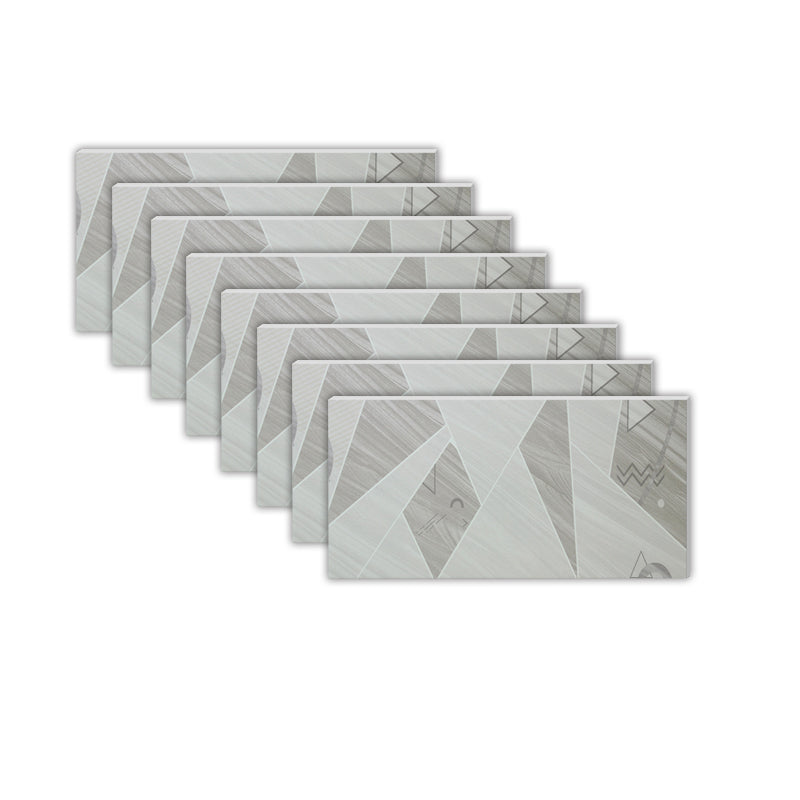 Modern Peel and Stick Tile Ceramic Single Tile Rectangular Peel & Stick Mosaic Tile