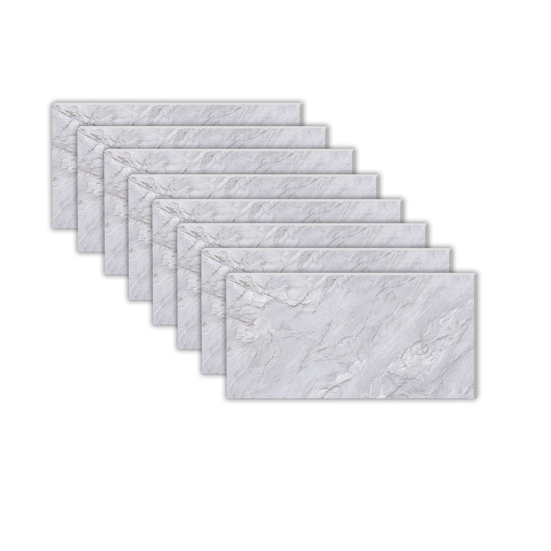 Modern Peel and Stick Tile Ceramic Single Tile Rectangular Peel & Stick Mosaic Tile