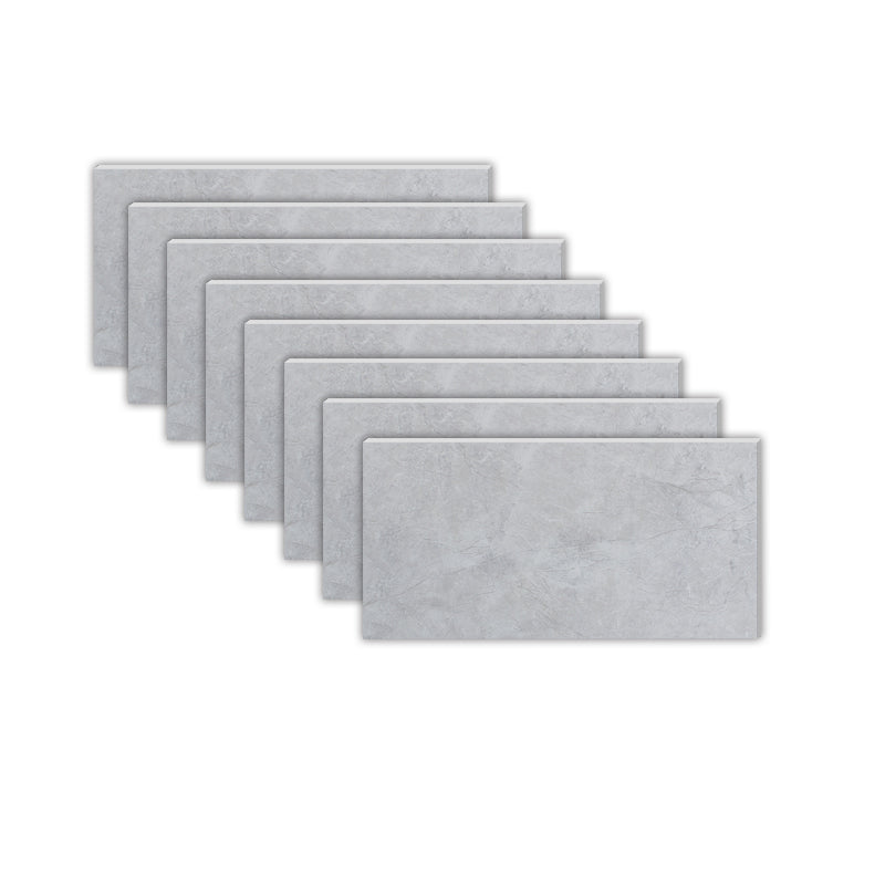 Modern Peel and Stick Tile Ceramic Single Tile Rectangular Peel & Stick Mosaic Tile