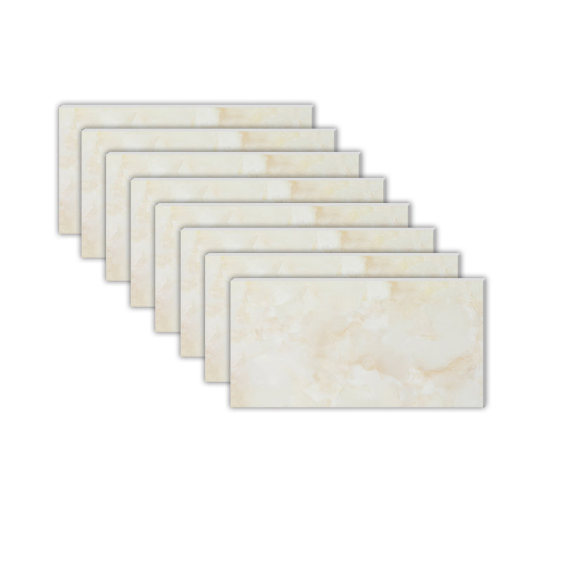 Modern Peel and Stick Tile Ceramic Single Tile Rectangular Peel & Stick Mosaic Tile