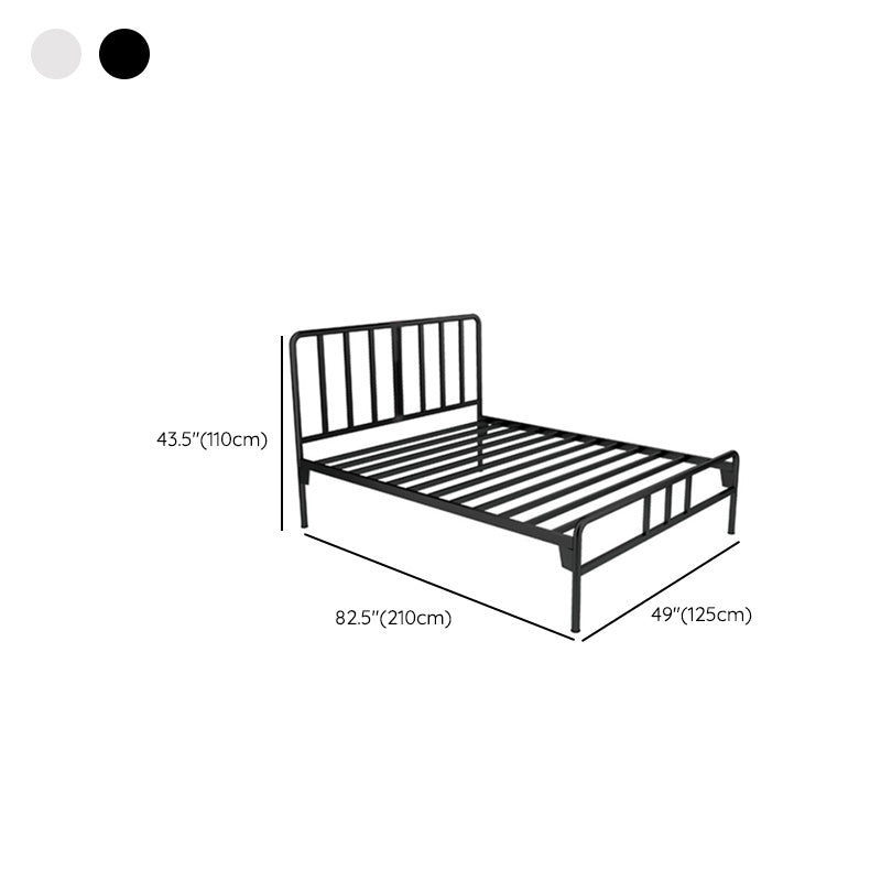 Modern and Contemporary Iron Slat Headboard Princess Kids Bed