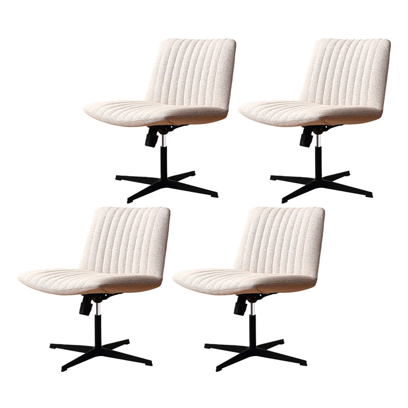 Contemporary No Arm Task Chair No Wheels Conference Chair for Office