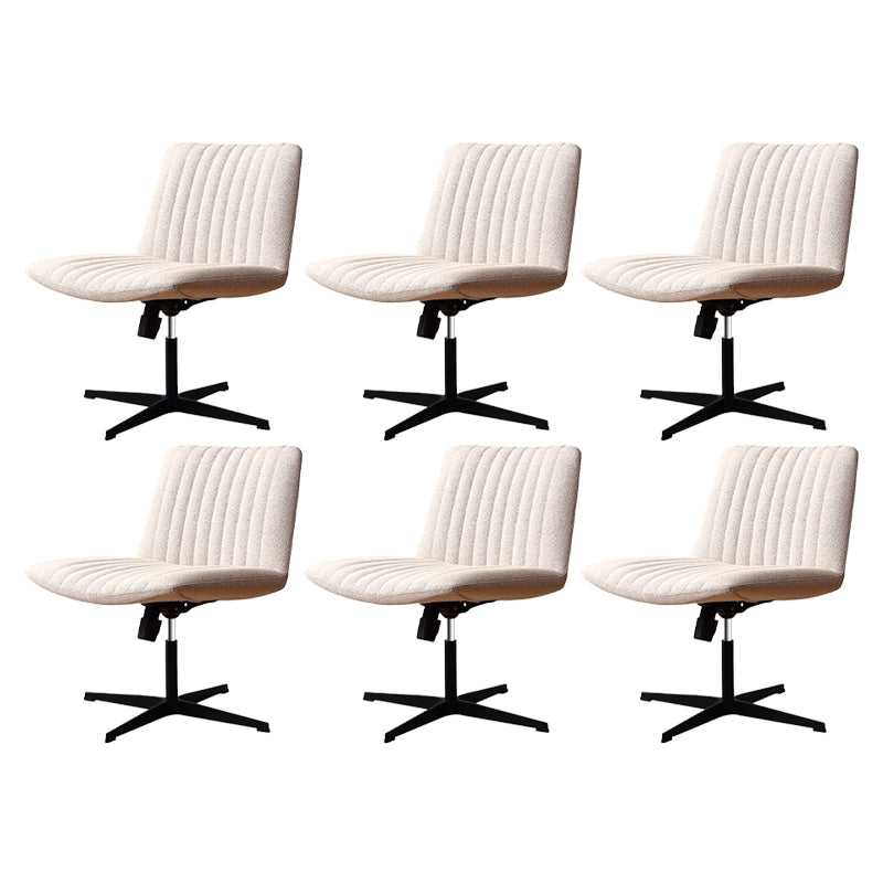 Contemporary No Arm Task Chair No Wheels Conference Chair for Office