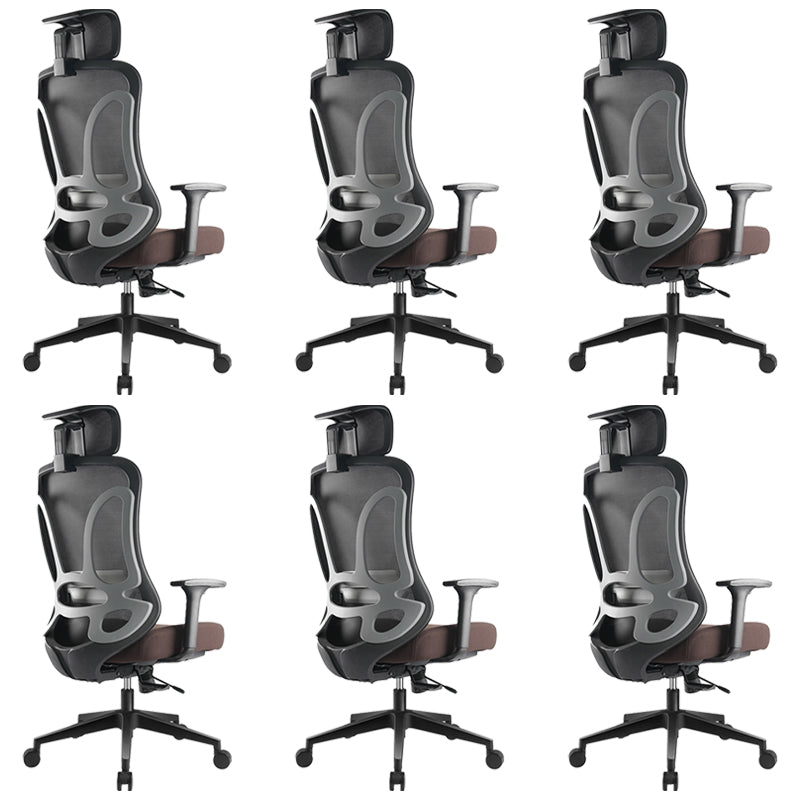 Removable Arms Desk Chair Modern Ergonomic Office Chair with Wheels