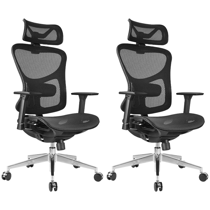 Removable Arms Desk Chair Ergonomic Modern Office Chair with Wheels