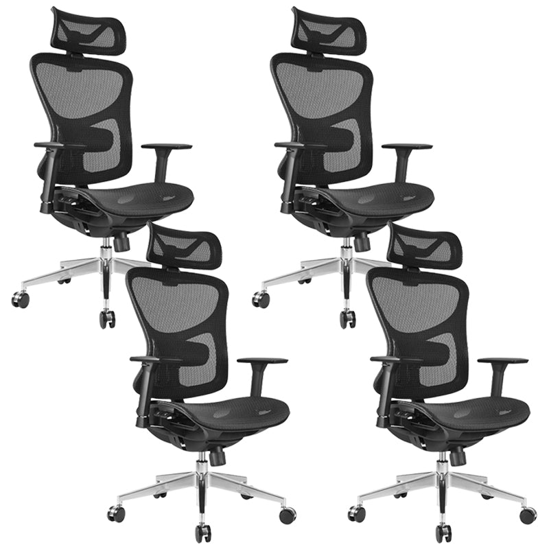 Removable Arms Desk Chair Ergonomic Modern Office Chair with Wheels