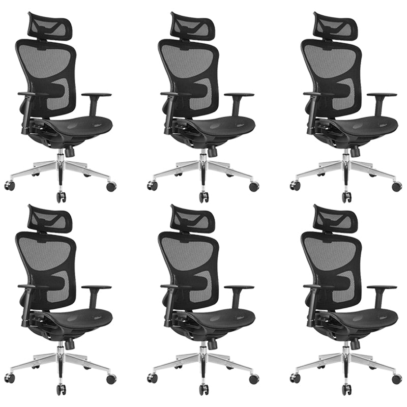 Removable Arms Desk Chair Ergonomic Modern Office Chair with Wheels