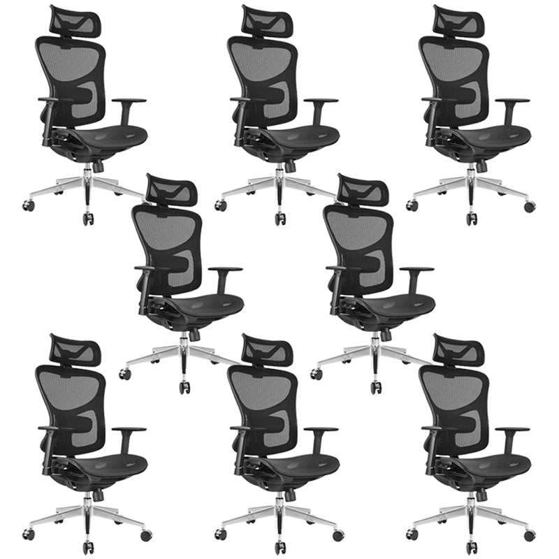 Removable Arms Desk Chair Ergonomic Modern Office Chair with Wheels