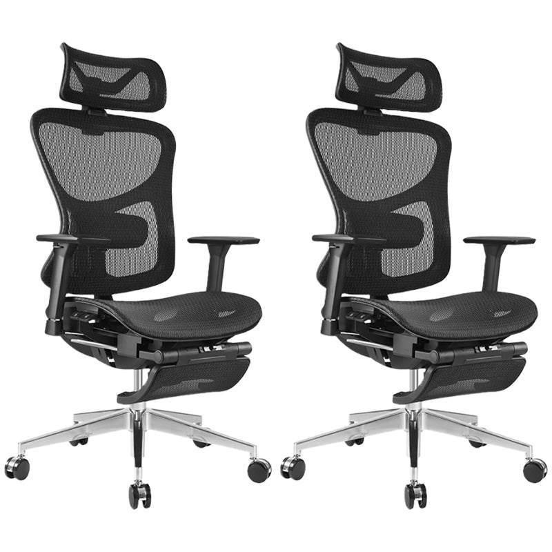 Removable Arms Desk Chair Ergonomic Modern Office Chair with Wheels