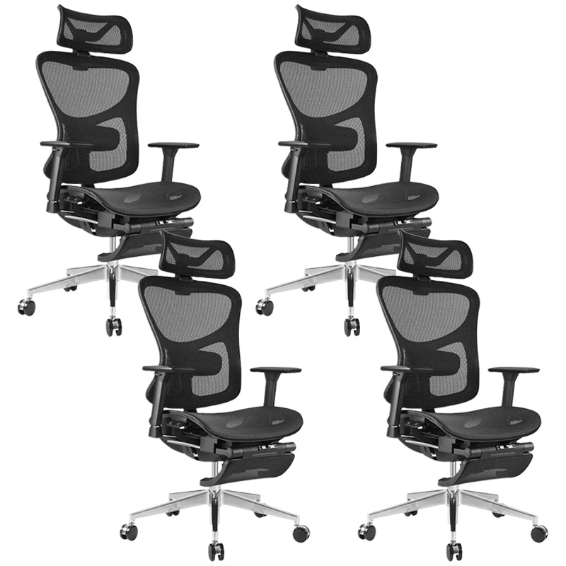 Removable Arms Desk Chair Ergonomic Modern Office Chair with Wheels