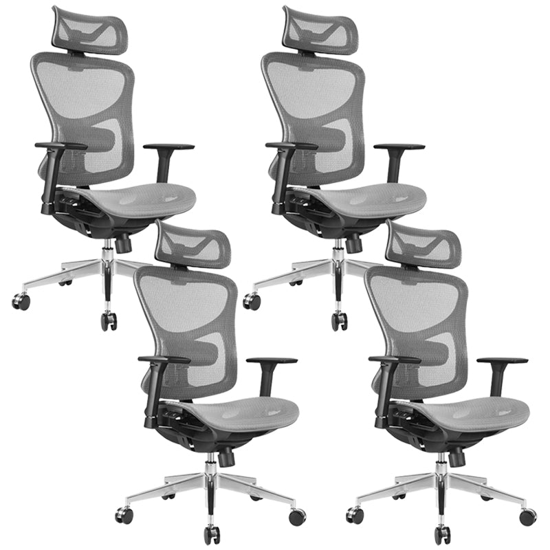 Removable Arms Desk Chair Ergonomic Modern Office Chair with Wheels