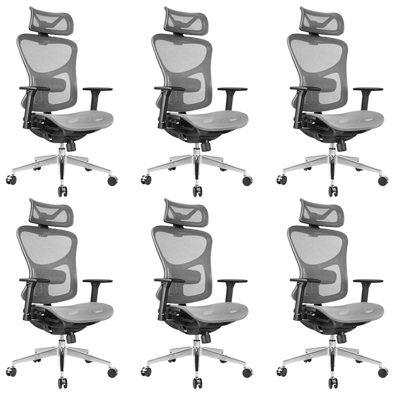 Removable Arms Desk Chair Ergonomic Modern Office Chair with Wheels