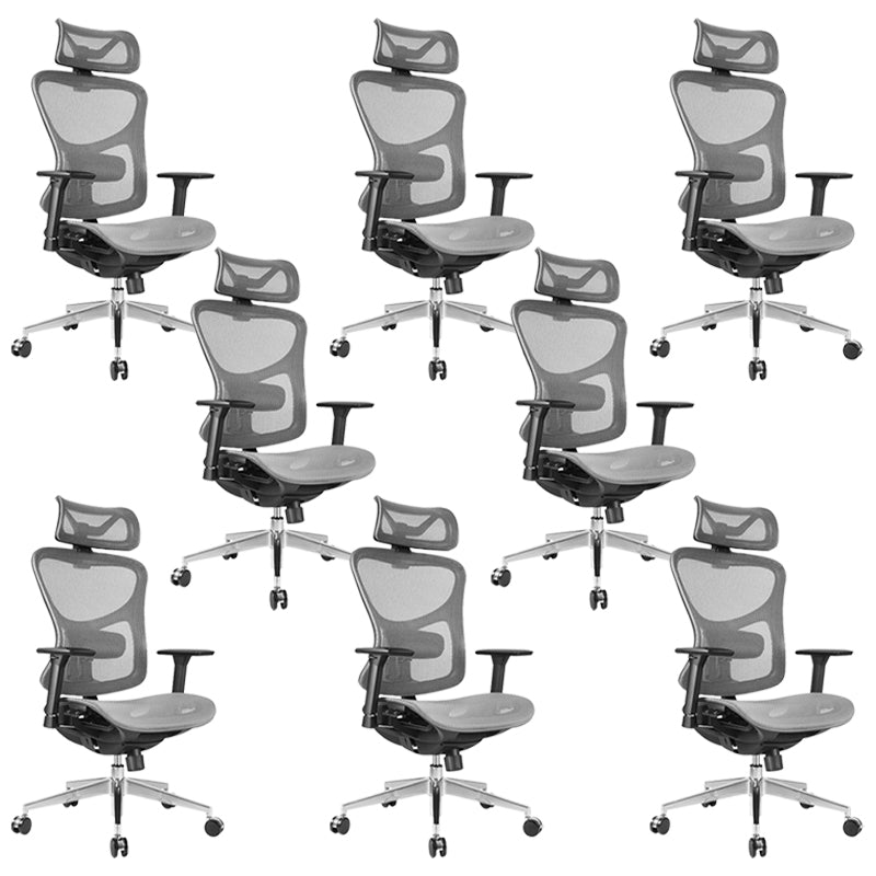 Removable Arms Desk Chair Ergonomic Modern Office Chair with Wheels