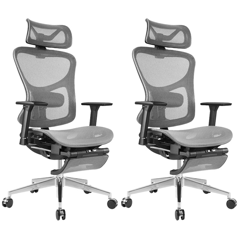 Removable Arms Desk Chair Ergonomic Modern Office Chair with Wheels