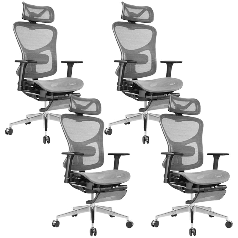 Removable Arms Desk Chair Ergonomic Modern Office Chair with Wheels