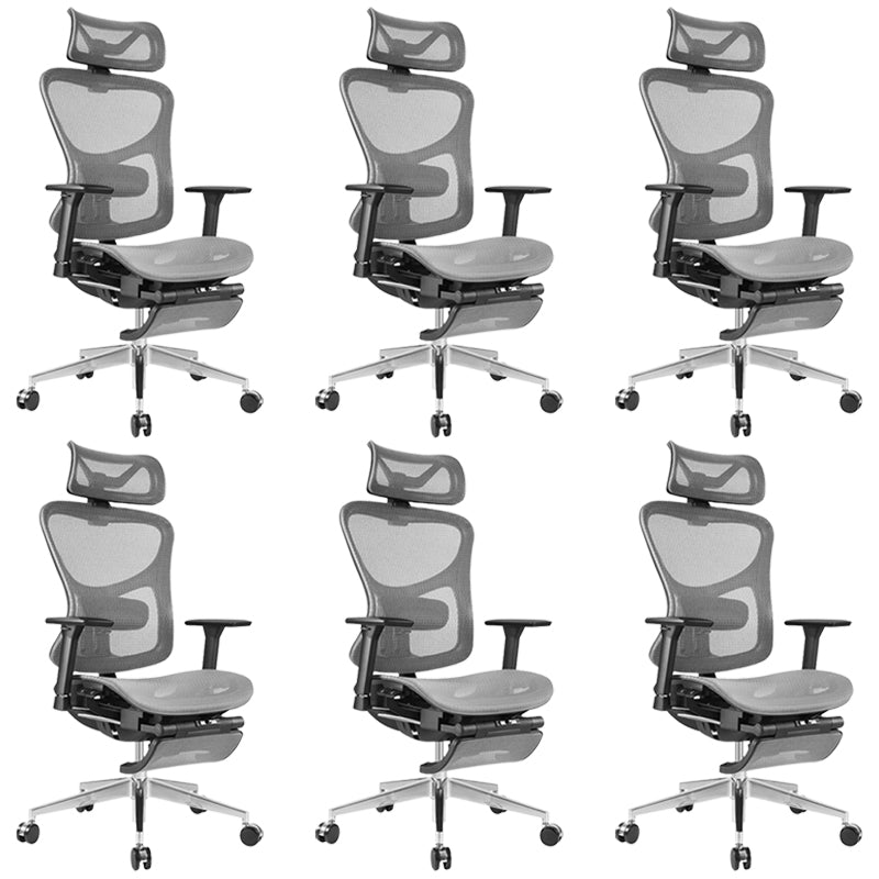 Removable Arms Desk Chair Ergonomic Modern Office Chair with Wheels