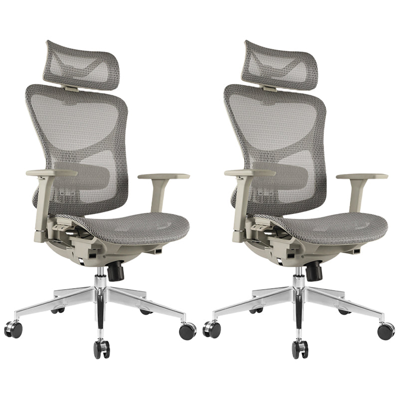 Removable Arms Desk Chair Ergonomic Modern Office Chair with Wheels