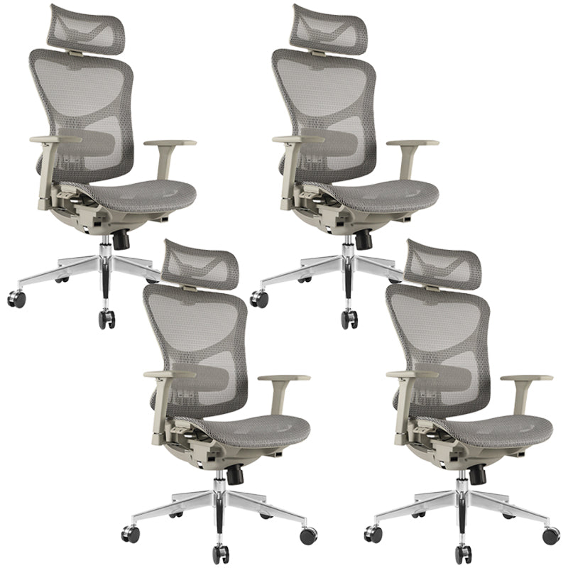 Removable Arms Desk Chair Ergonomic Modern Office Chair with Wheels