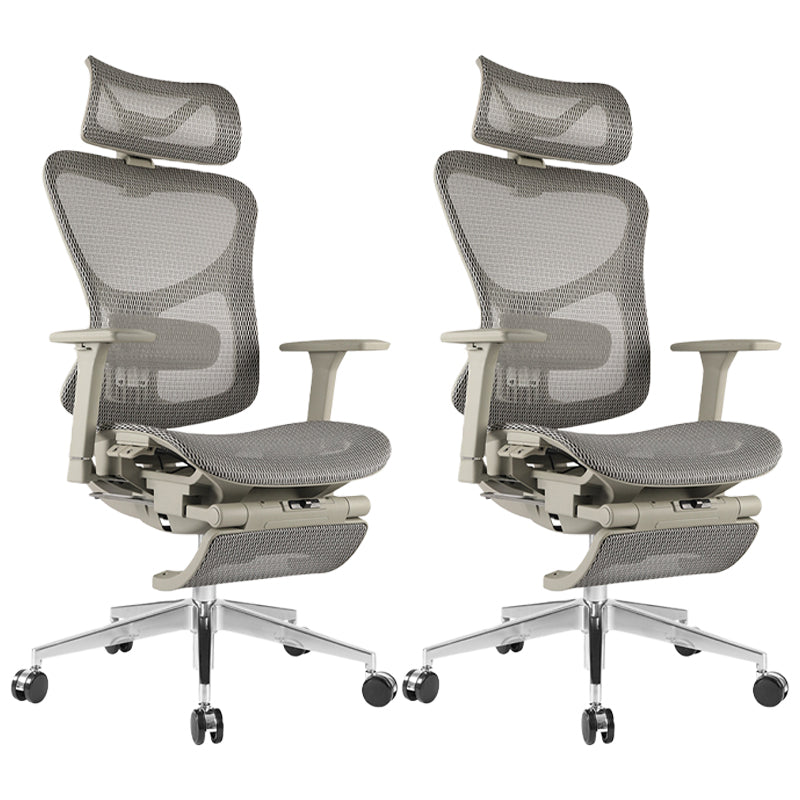 Removable Arms Desk Chair Ergonomic Modern Office Chair with Wheels