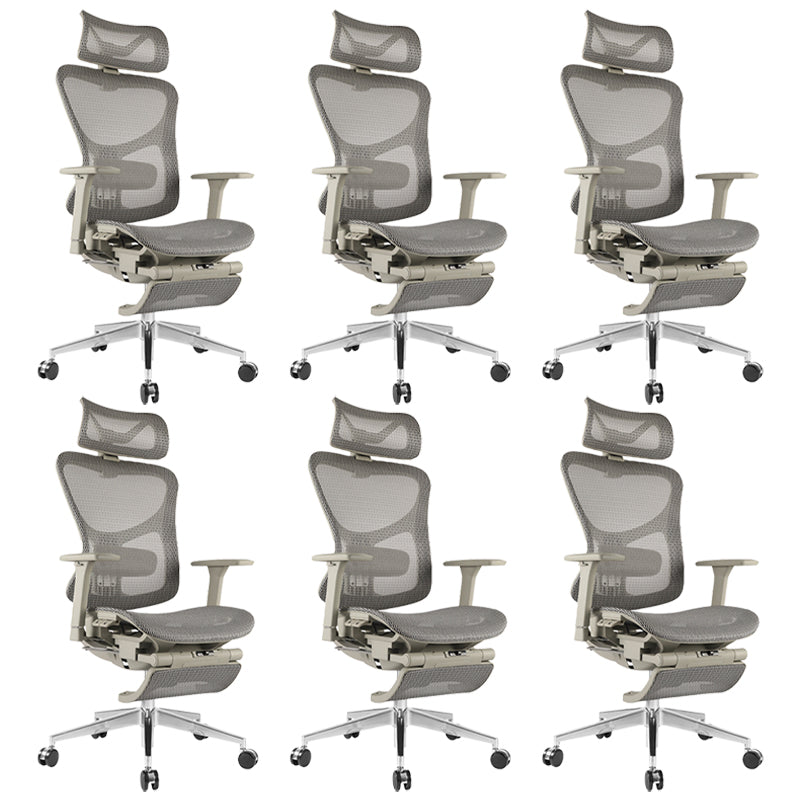 Removable Arms Desk Chair Ergonomic Modern Office Chair with Wheels