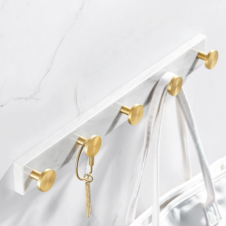 Modern Bathroom Accessory As Individual Or As a Set in Marble and Metal