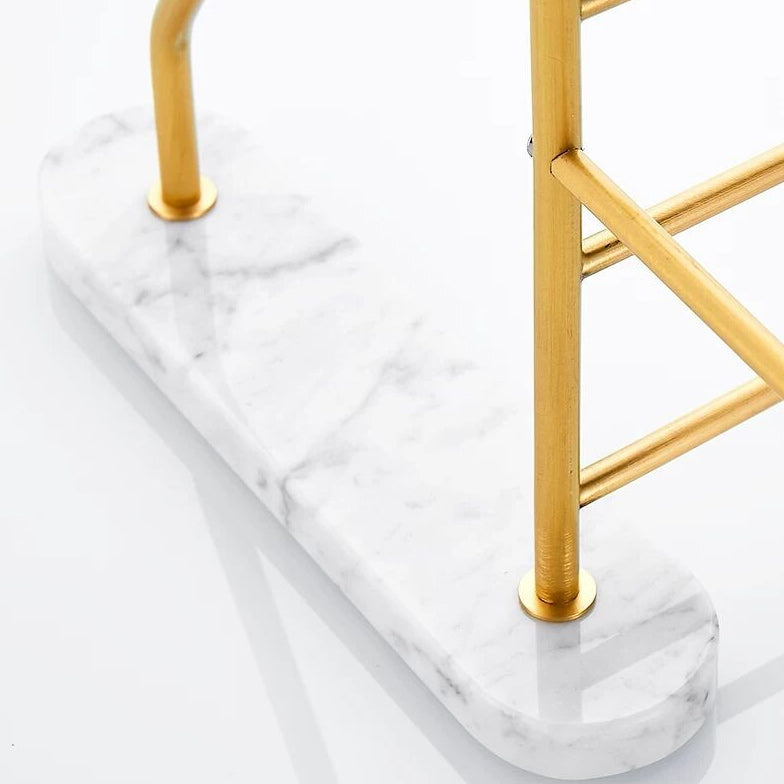 Modern Bathroom Accessory As Individual Or As a Set in Marble and Metal