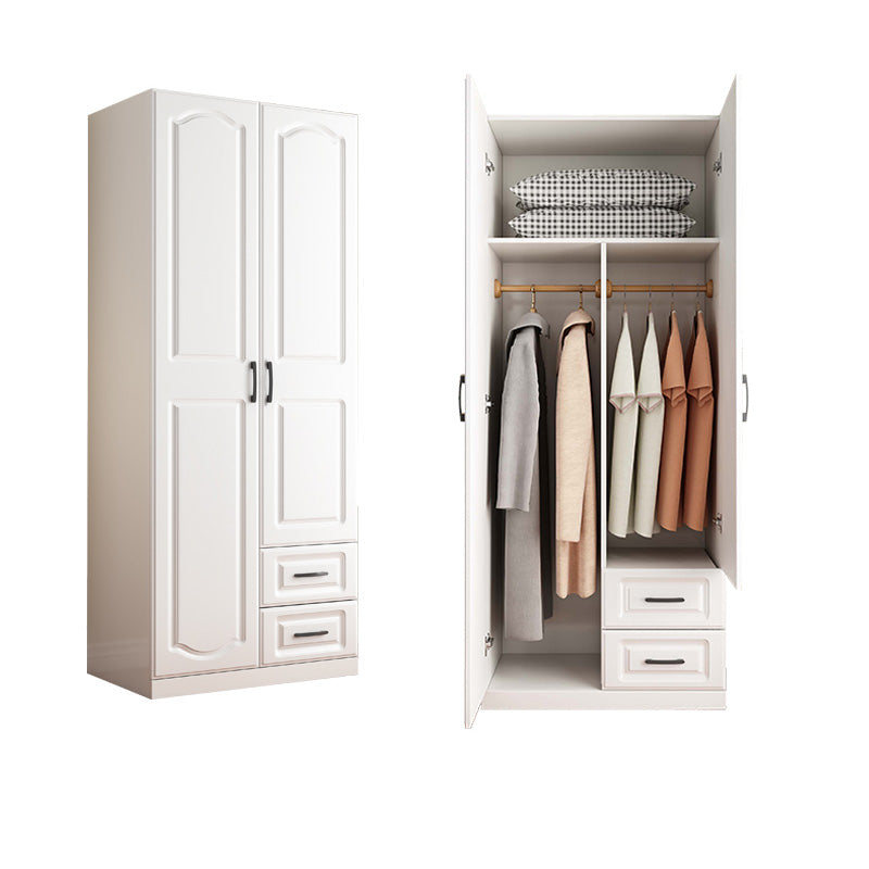 Urban Wardrobe Armoire White Manufactured Wood Armoire Closet