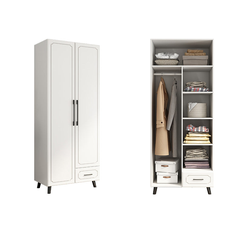 Urban Wardrobe Armoire White Manufactured Wood Armoire Closet