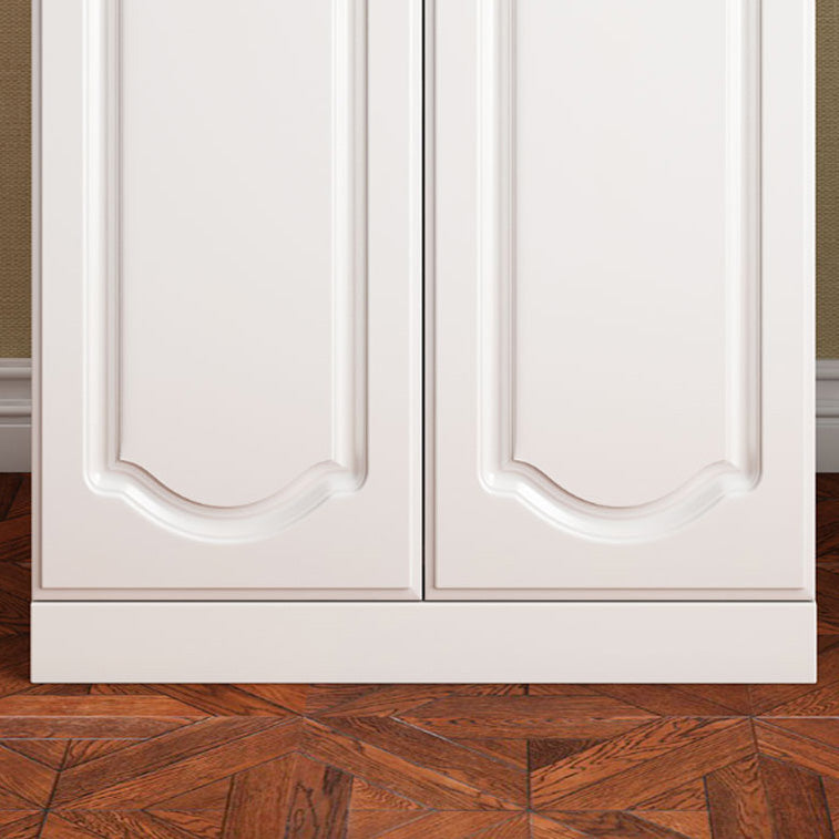 Urban Wardrobe Armoire White Manufactured Wood Armoire Closet