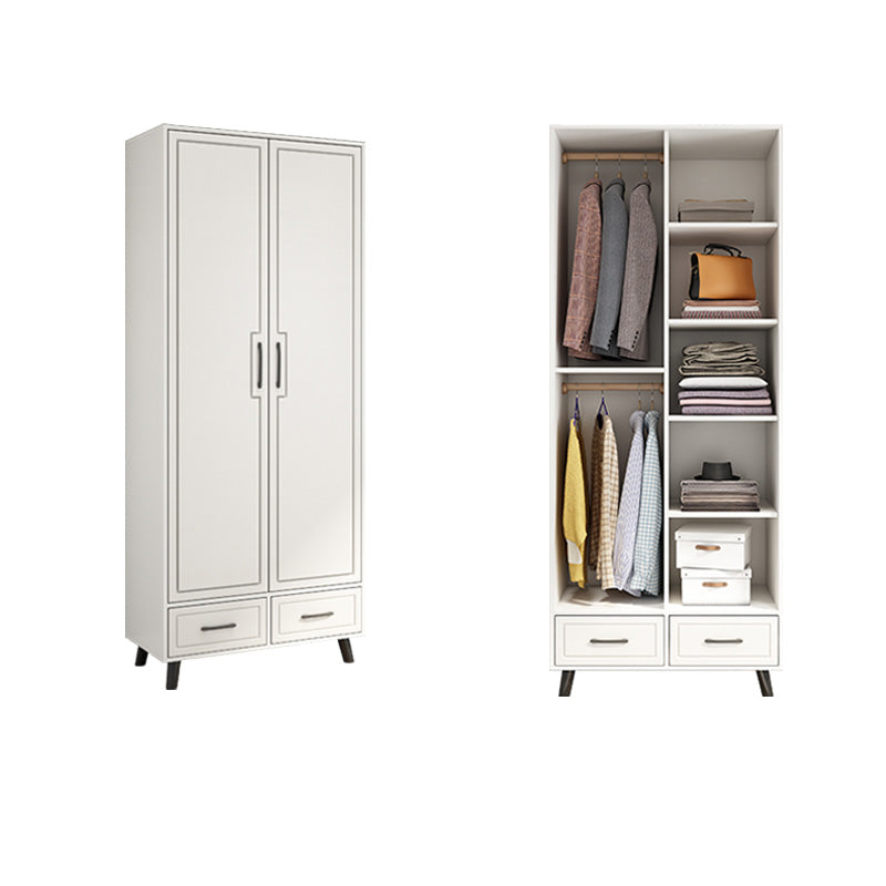 Urban Wardrobe Armoire White Manufactured Wood Armoire Closet