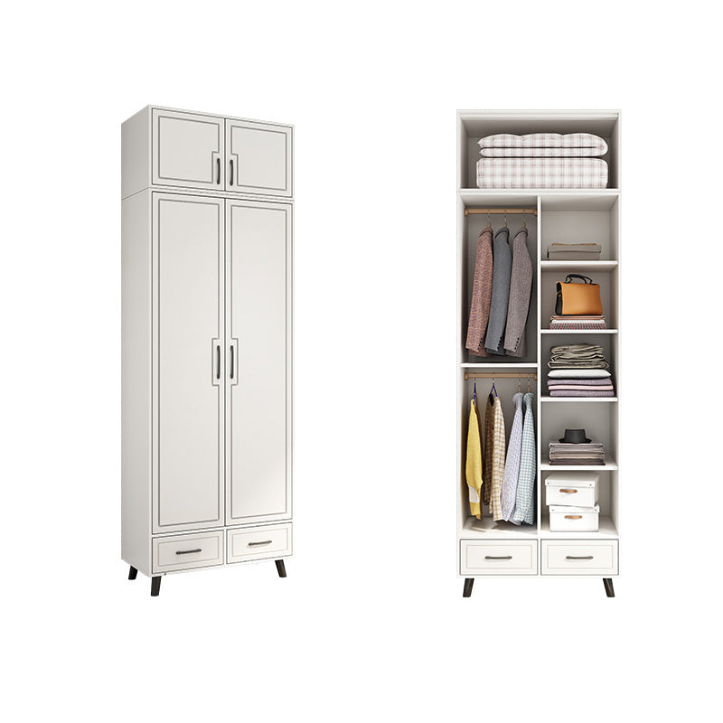 Urban Wardrobe Armoire White Manufactured Wood Armoire Closet