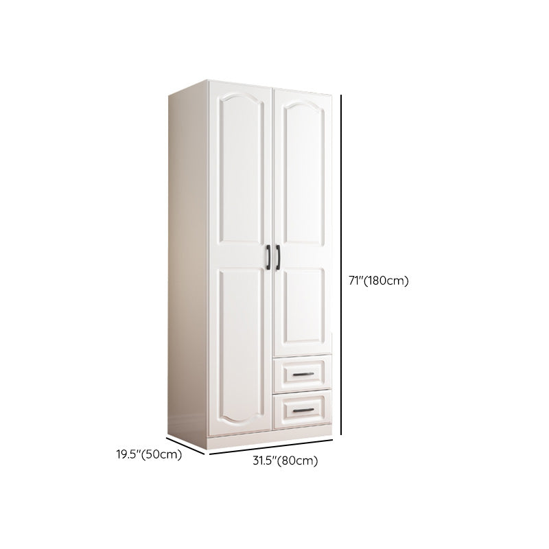 Urban Wardrobe Armoire White Manufactured Wood Armoire Closet