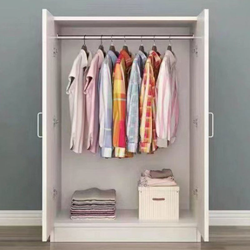 Manufactured Wood Kids Closet Modern Cloth Rod Included Wardrobe Closet