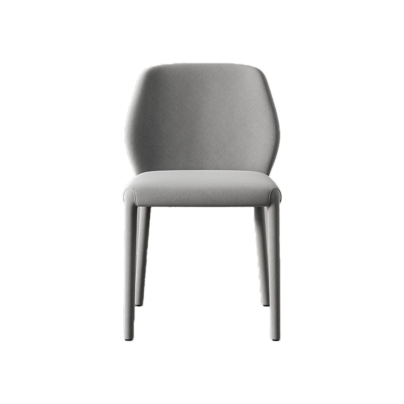 Contemporary Kitchen Dining Side Chair Metal Legs Parsons Chair