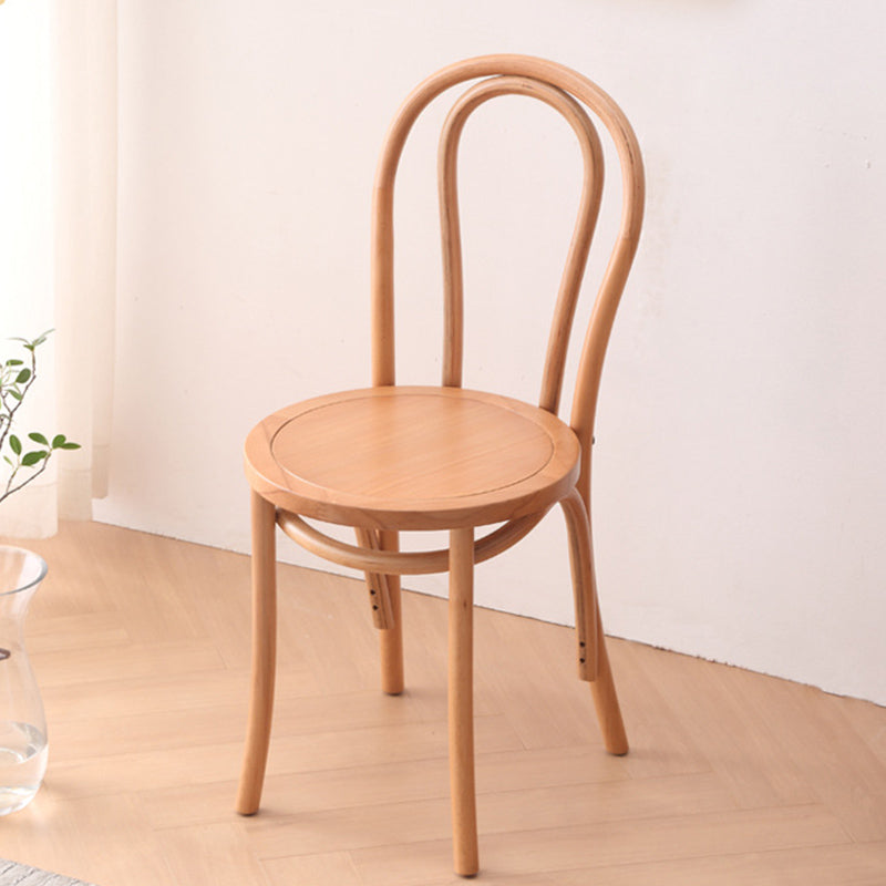 Contemporary Kitchen Dining Chairs Solid Wood Armless Chairs