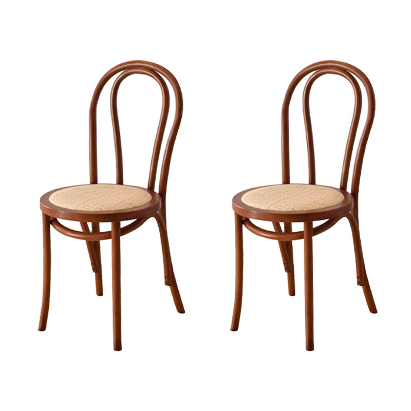 Contemporary Kitchen Dining Chairs Solid Wood Armless Chairs