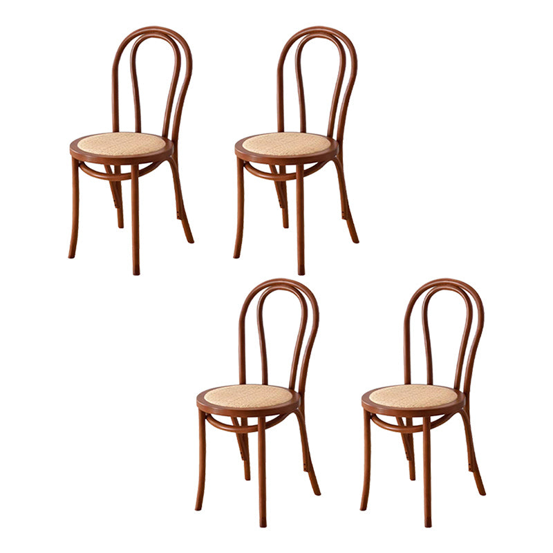 Contemporary Kitchen Dining Chairs Solid Wood Armless Chairs