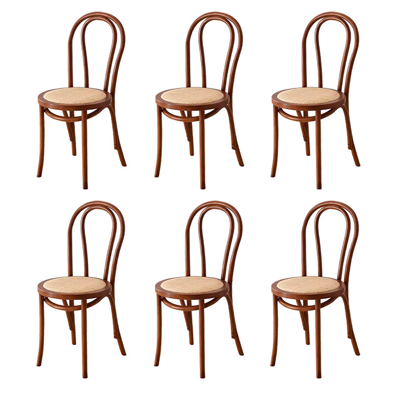 Contemporary Kitchen Dining Chairs Solid Wood Armless Chairs