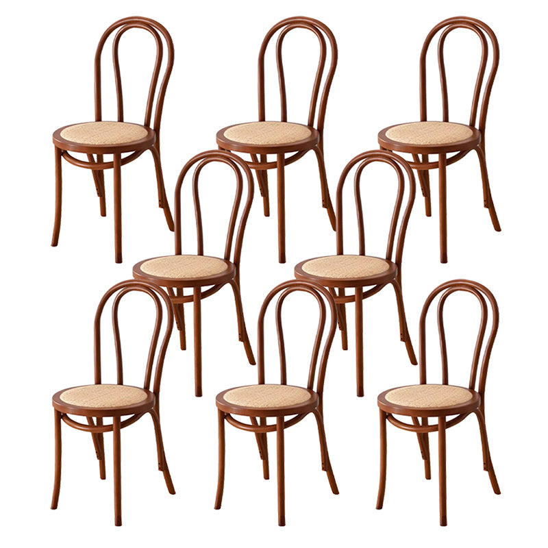 Contemporary Kitchen Dining Chairs Solid Wood Armless Chairs