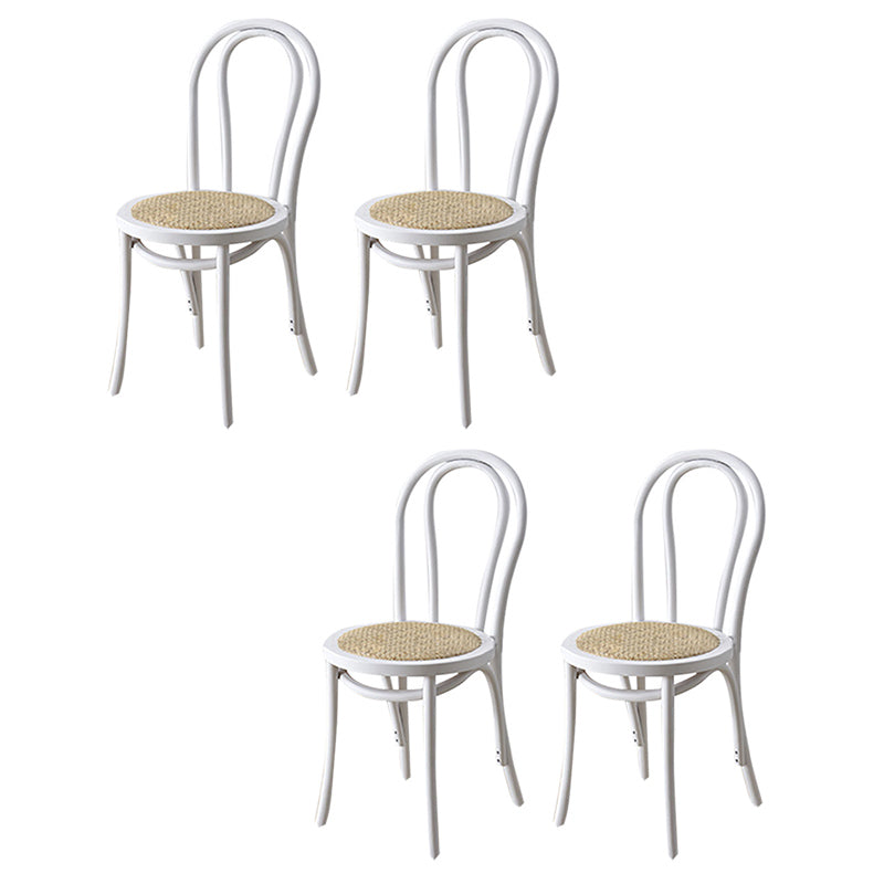 Contemporary Kitchen Dining Chairs Solid Wood Armless Chairs