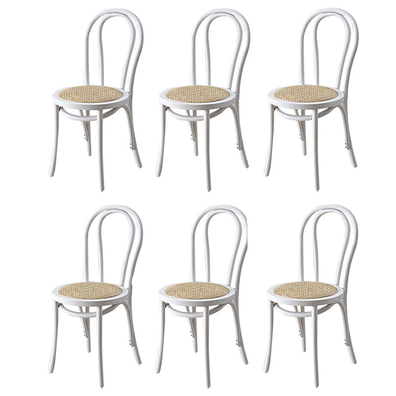 Contemporary Kitchen Dining Chairs Solid Wood Armless Chairs