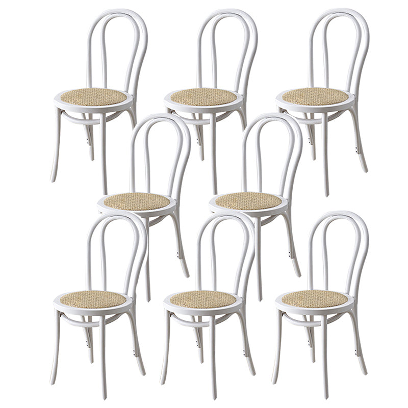 Contemporary Kitchen Dining Chairs Solid Wood Armless Chairs