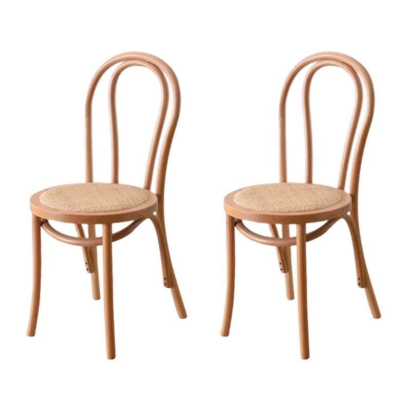 Contemporary Kitchen Dining Chairs Solid Wood Armless Chairs