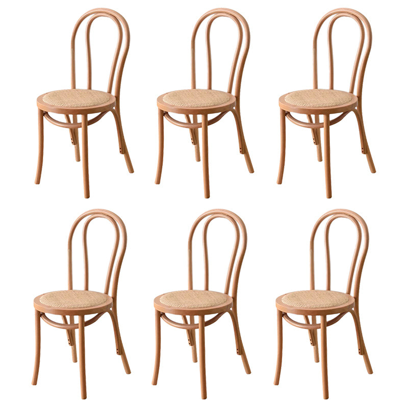 Contemporary Kitchen Dining Chairs Solid Wood Armless Chairs